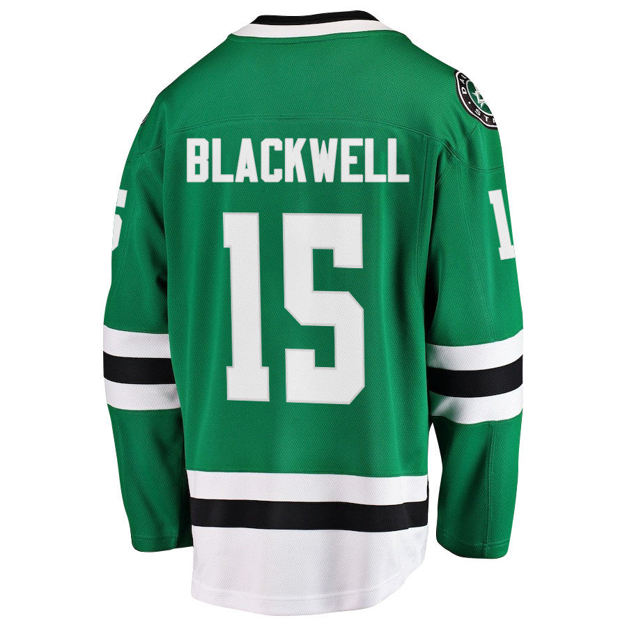 Colin Blackwell 15 Dallas Stars 2025 STANLEY CUP Final Patch Home Men Jersey - Black