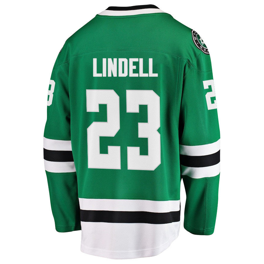 Esa Lindell 23 Dallas Stars 2025 STANLEY CUP Final Patch Home Men Jersey - Black