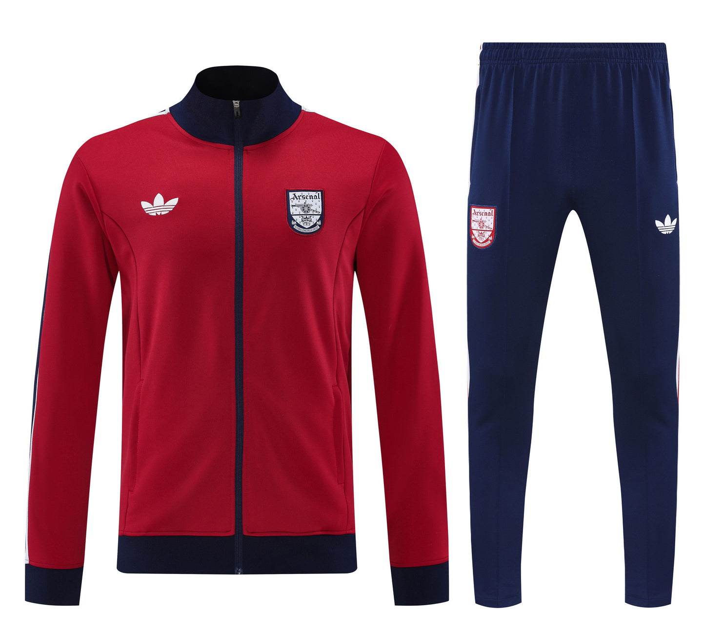 Arsenal 2025/26 Soccer Training Set – Retro Royalty in Red and Navy