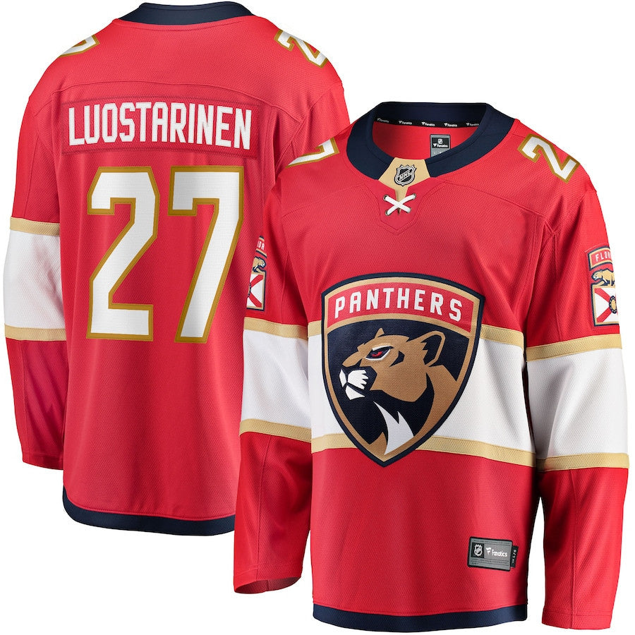 Eetu Luostarinen 27 Florida Panthers 2025 Breakaway Player Men Jersey - Red