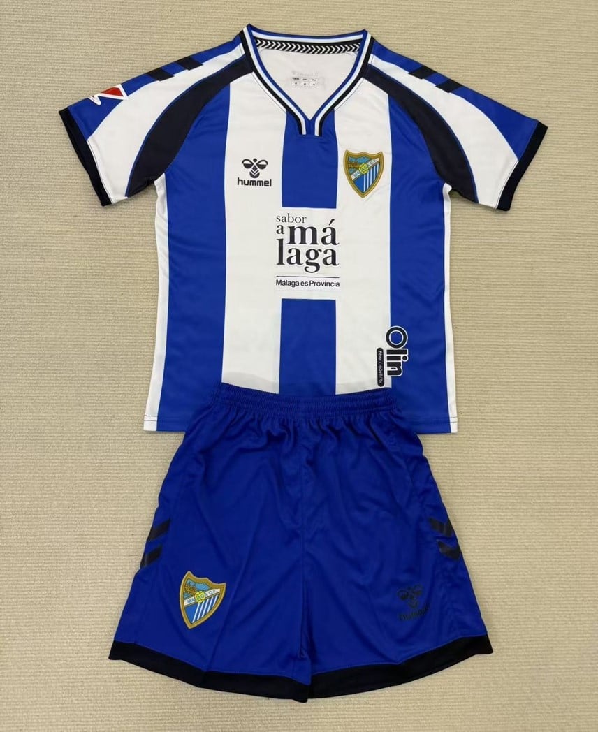 Malaga 2025-2026 Commemorative Edition Jersey Set - Iconic Blue & White