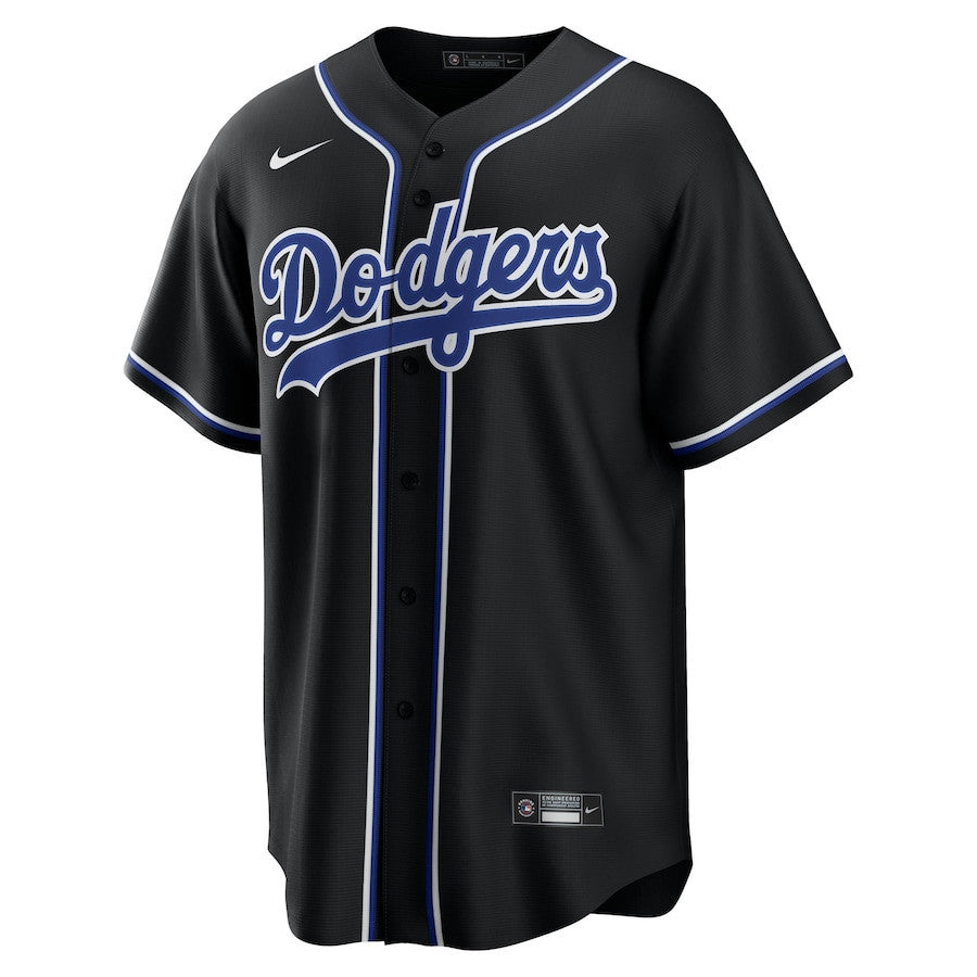 Shohei Ohtani 17 Los Angeles Dodgers Lights Out Men Jersey - Black