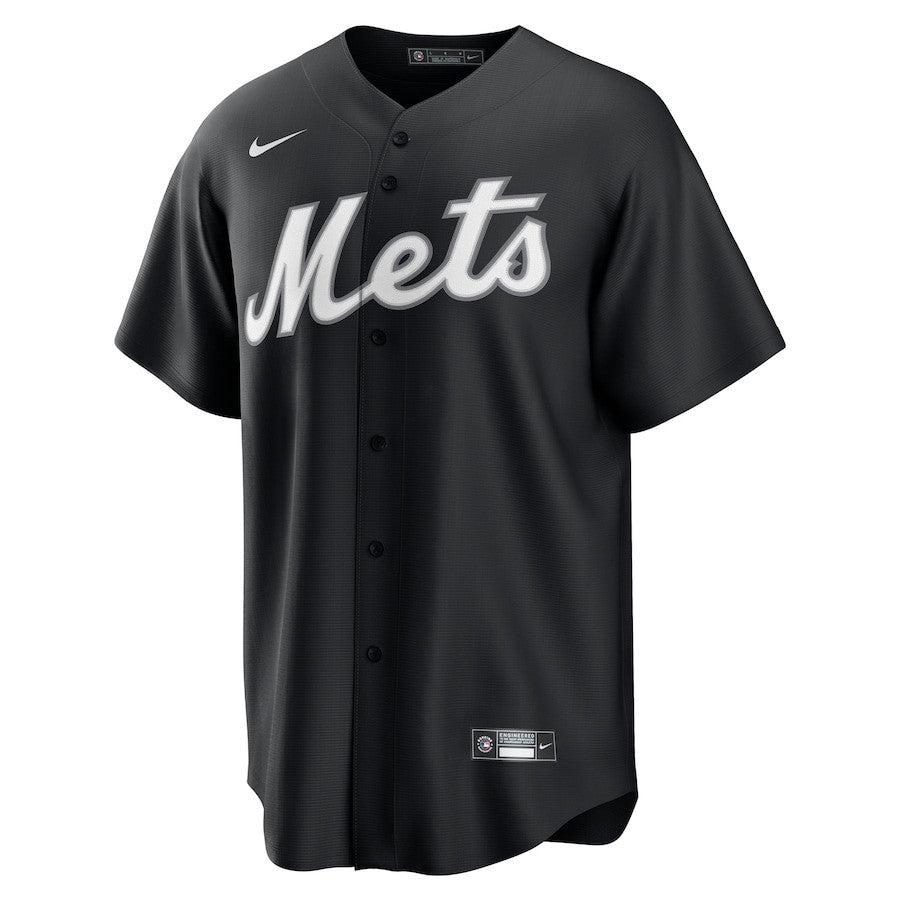 Pete Alonso 20 New York Mets Lights Out Men Jersey - Black