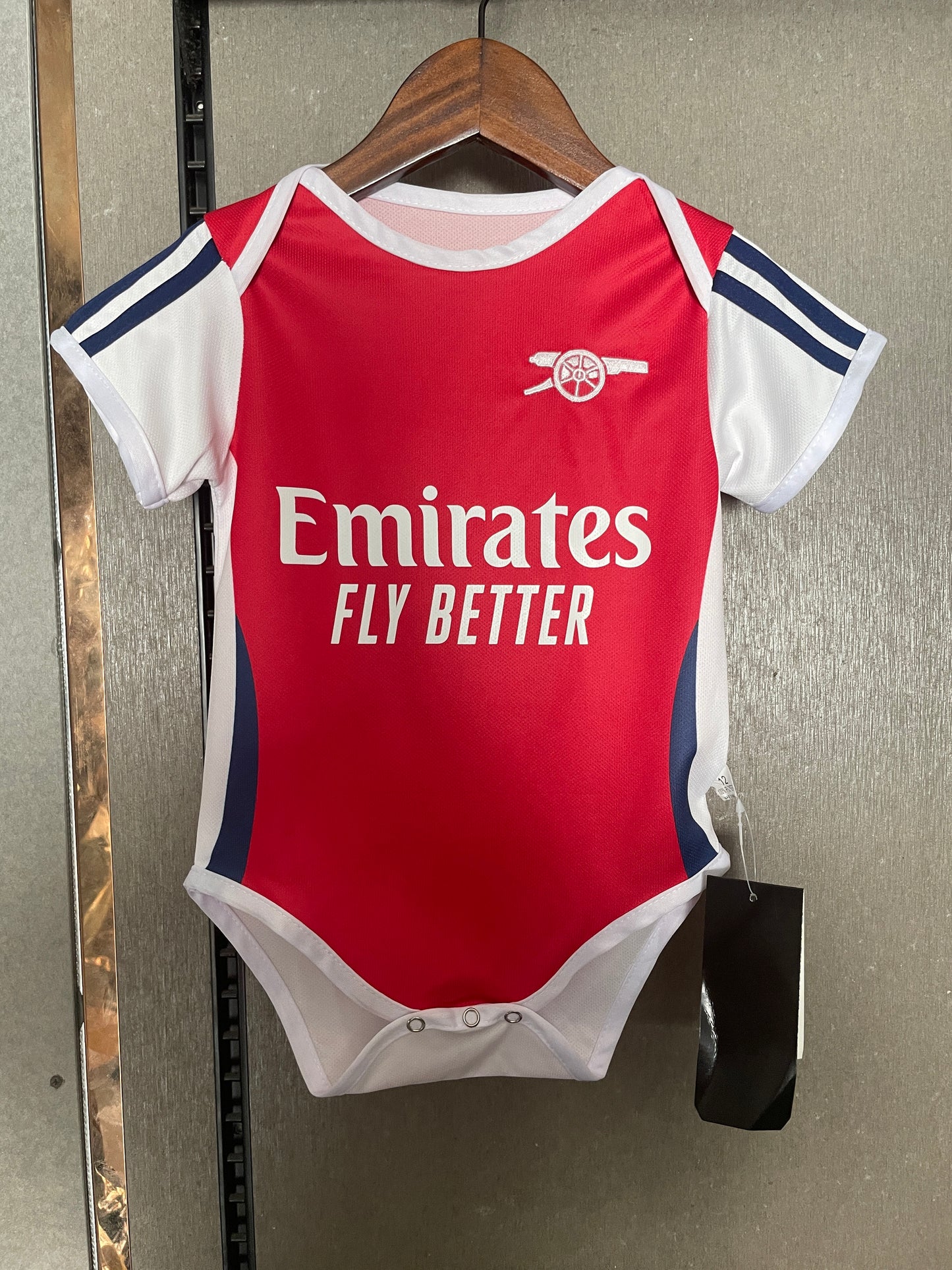 Arsenal 2025/26 Soccer Baby Bodysuit - Adorable Young Gunner