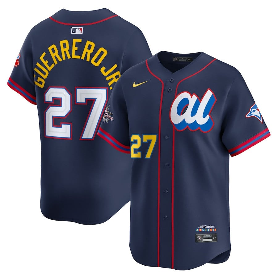 Vladimir Guerrero Jr. 27 American League 2025 All-Star Edition Limited Men Jersey - Navy
