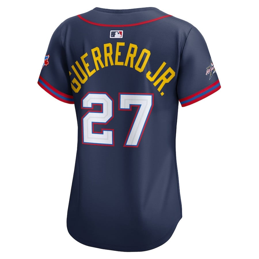 Vladimir Guerrero Jr. 27 American League Women's 2025 All-Star Edition Limited Jersey - Navy