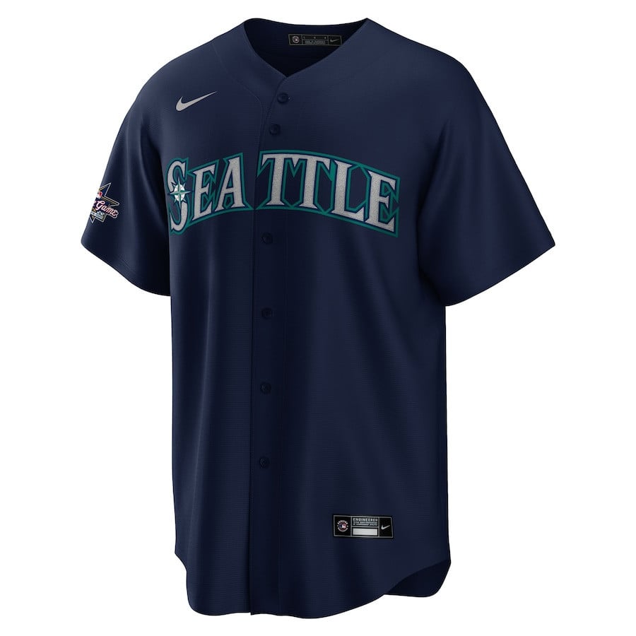 Cal Raleigh 29 Seattle Mariners 2025 MLB All-Star Game Road Men Jersey - Navy