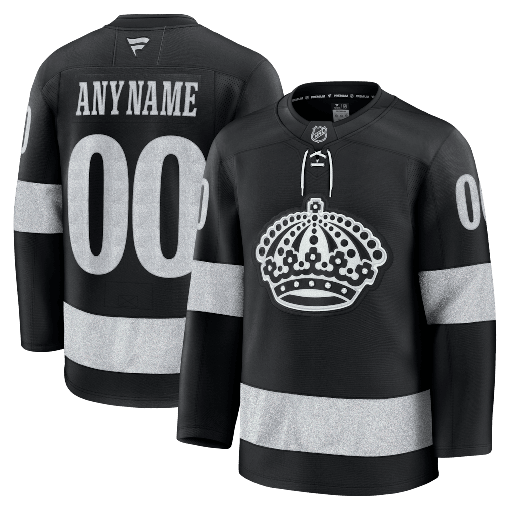 Los Angeles Kings 2025 Alternate Premium Custom Men Jersey - Black
