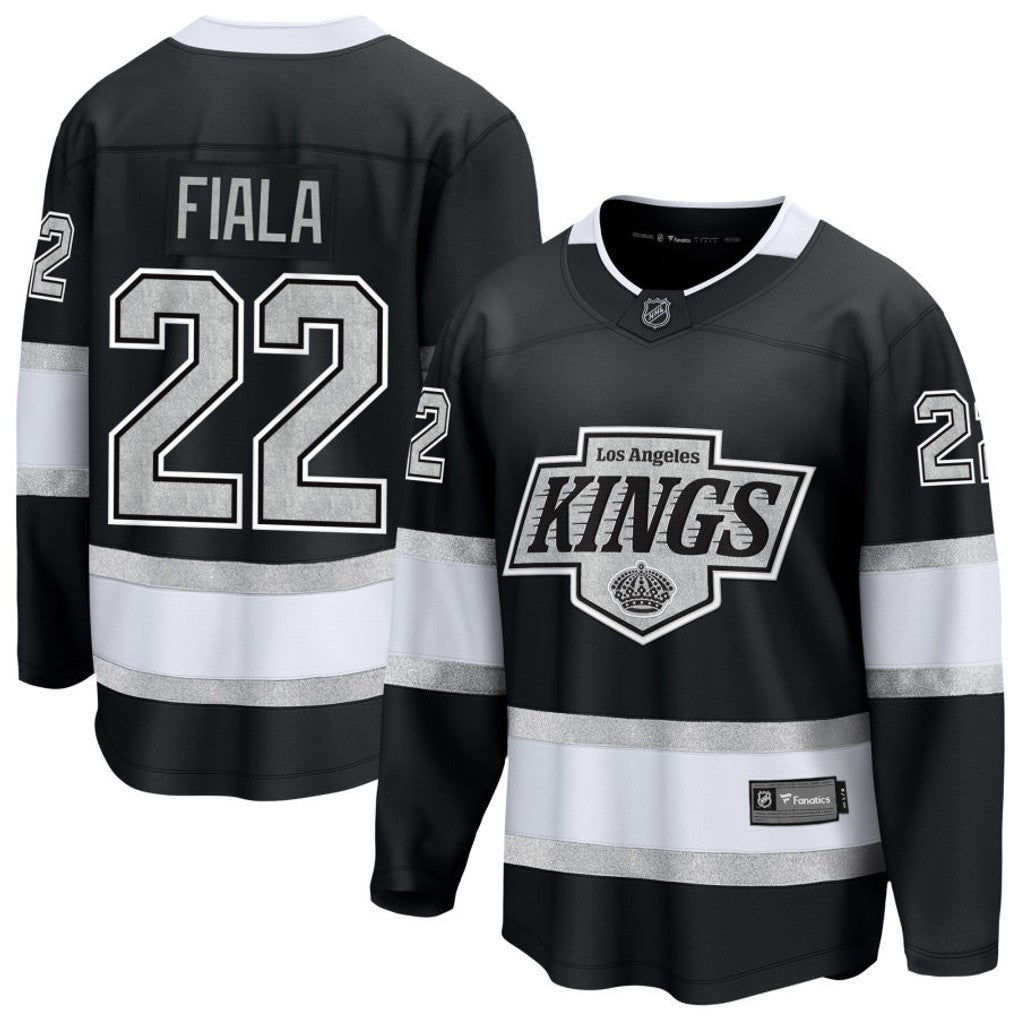 Kevin Fiala 22 Los Angeles Kings 2025 Home Breakaway Men Jersey - Black