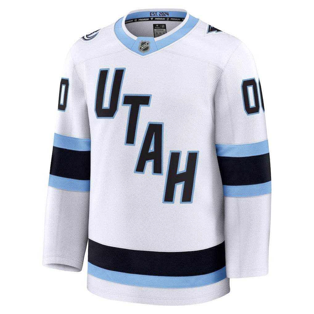 Utah Mammoth 2025 Away Premium Custom Men Jersey - White