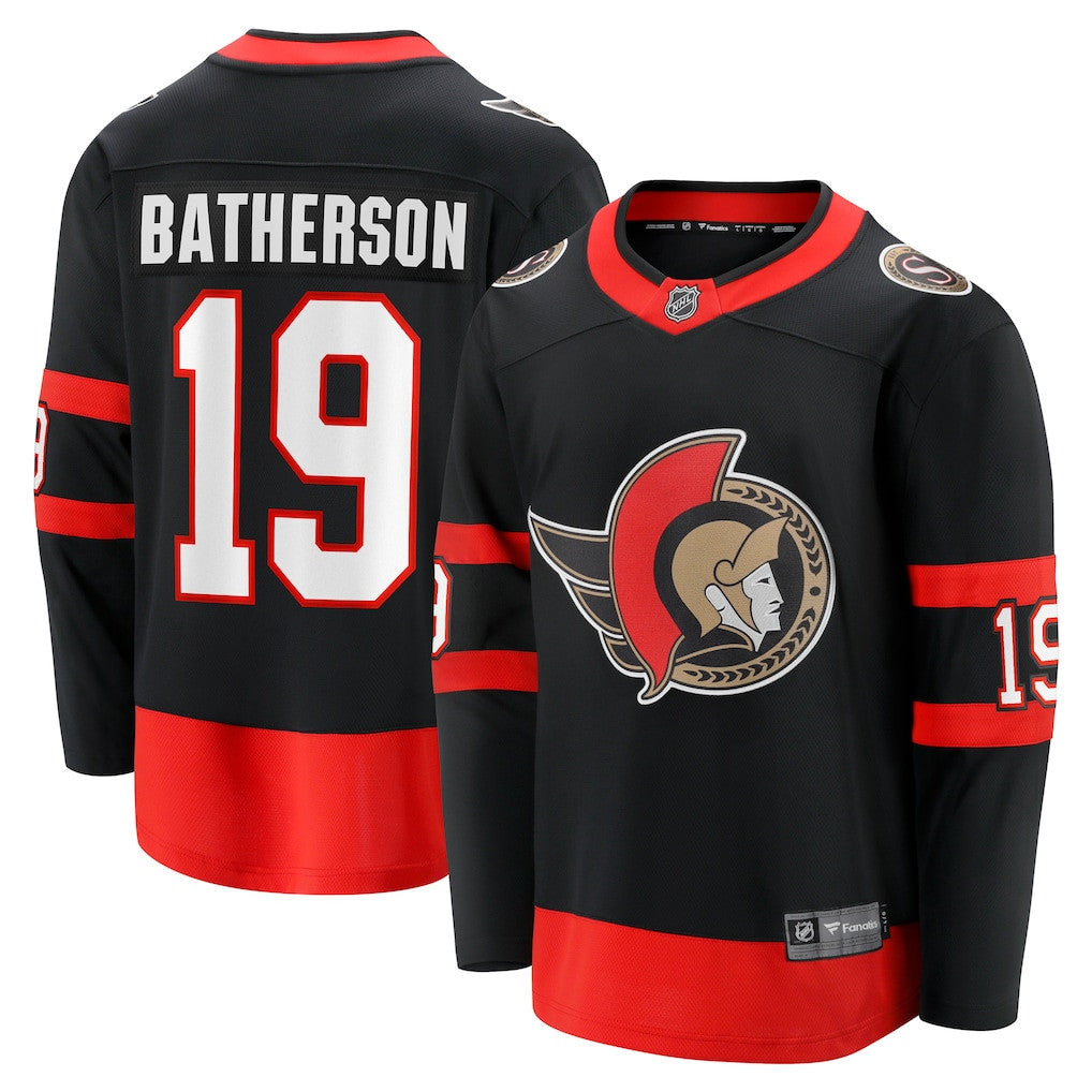 Drake Batherson 19 Ottawa Senators Home Breakaway Jersey - Men's Black