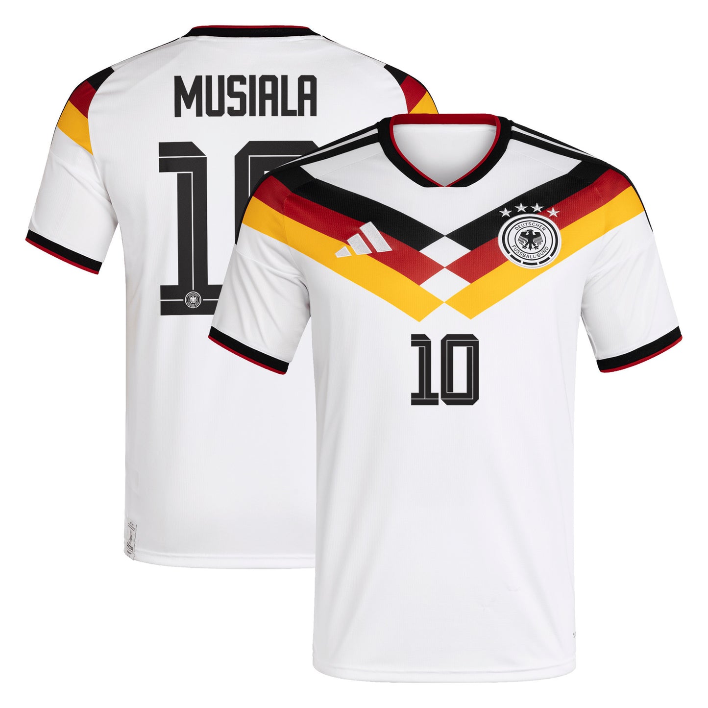 Jamal Musiala 10 Germany National Team 2026 Home Jersey - Men, White