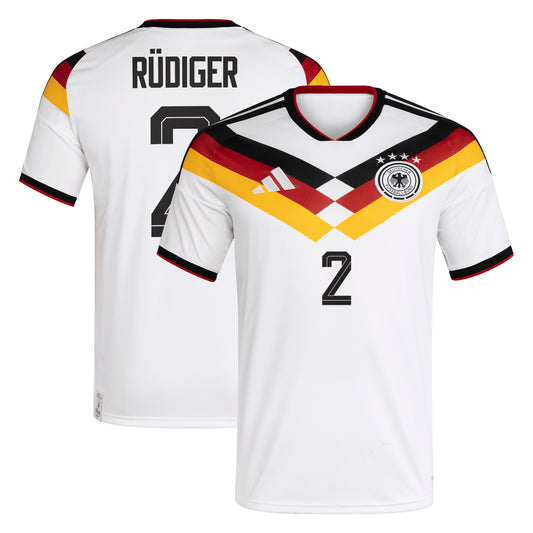 Antonio Rüdiger 2 Germany National Team 2026 Home Jersey - Men, White