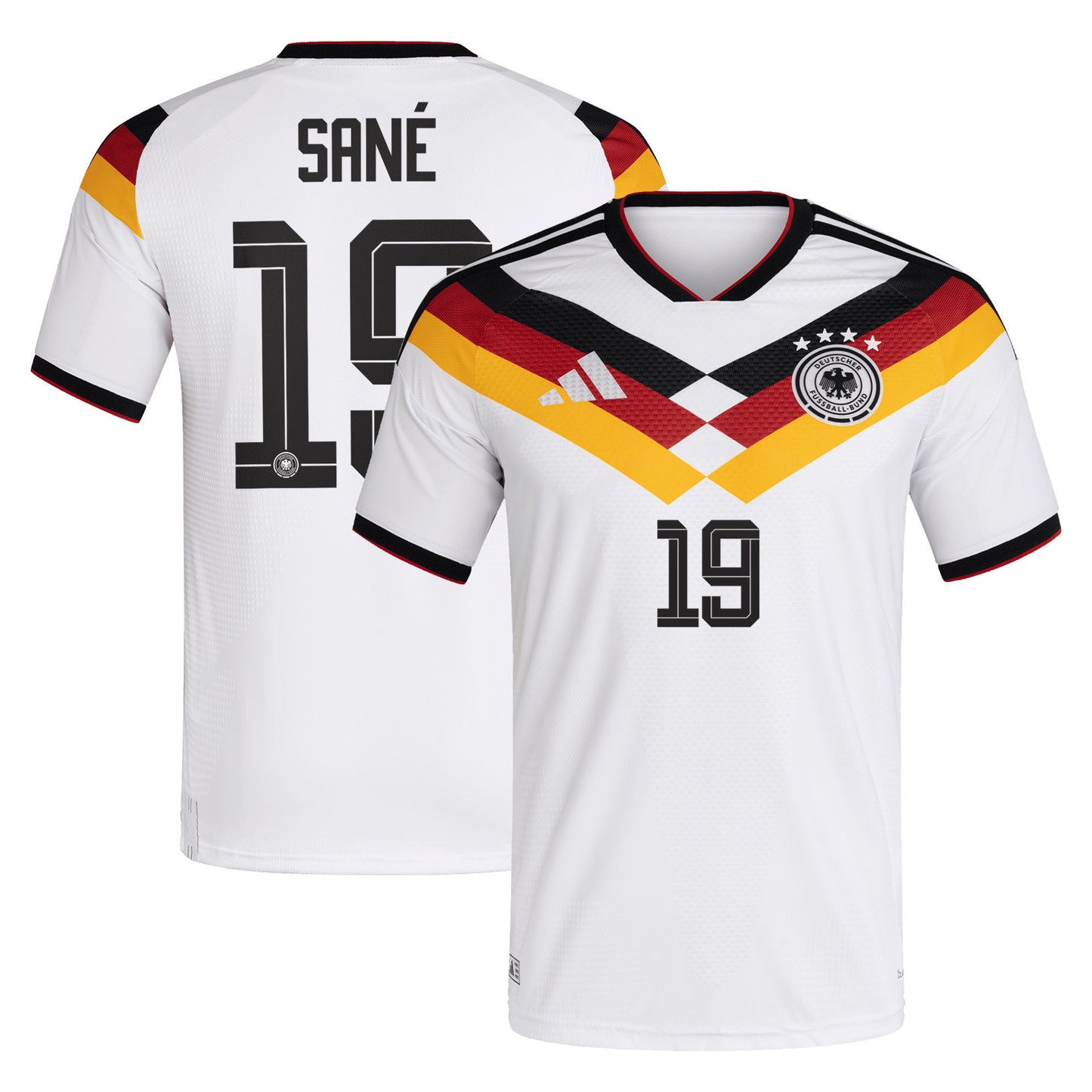Leroy Sané 19 Germany National Team 2026 Home Jersey - Men, White