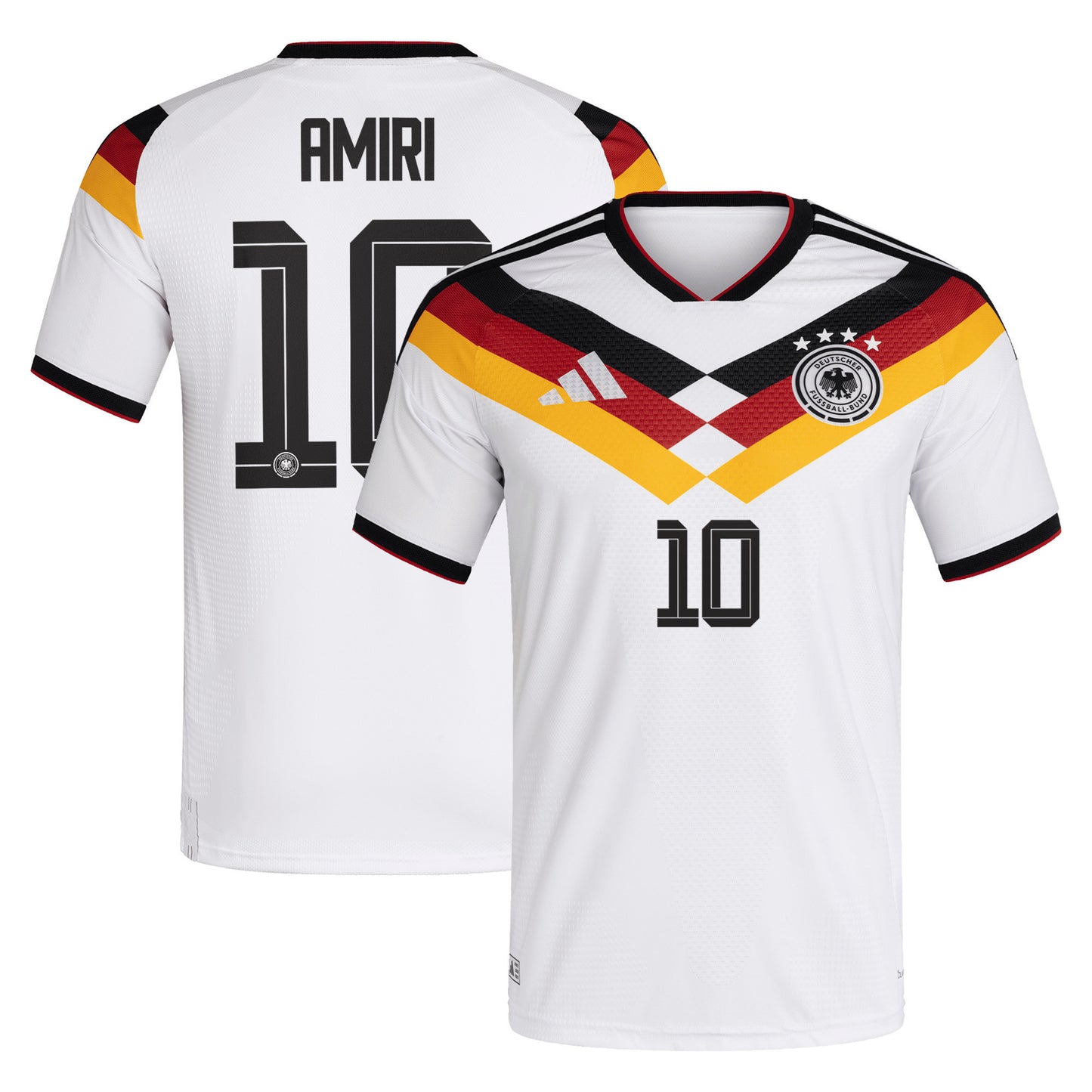 Nadiem Amiri 10 Germany National Team 2026 Home Jersey - Men, White