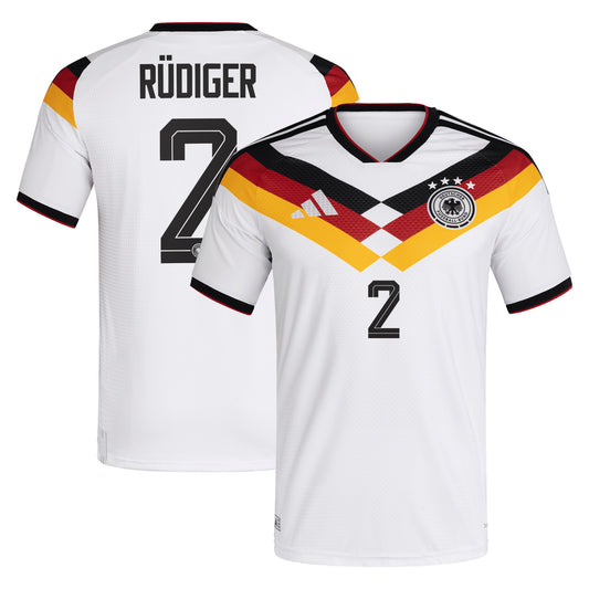 Antonio Rüdiger 2 Germany National Team 2026 Home Jersey - Men, White