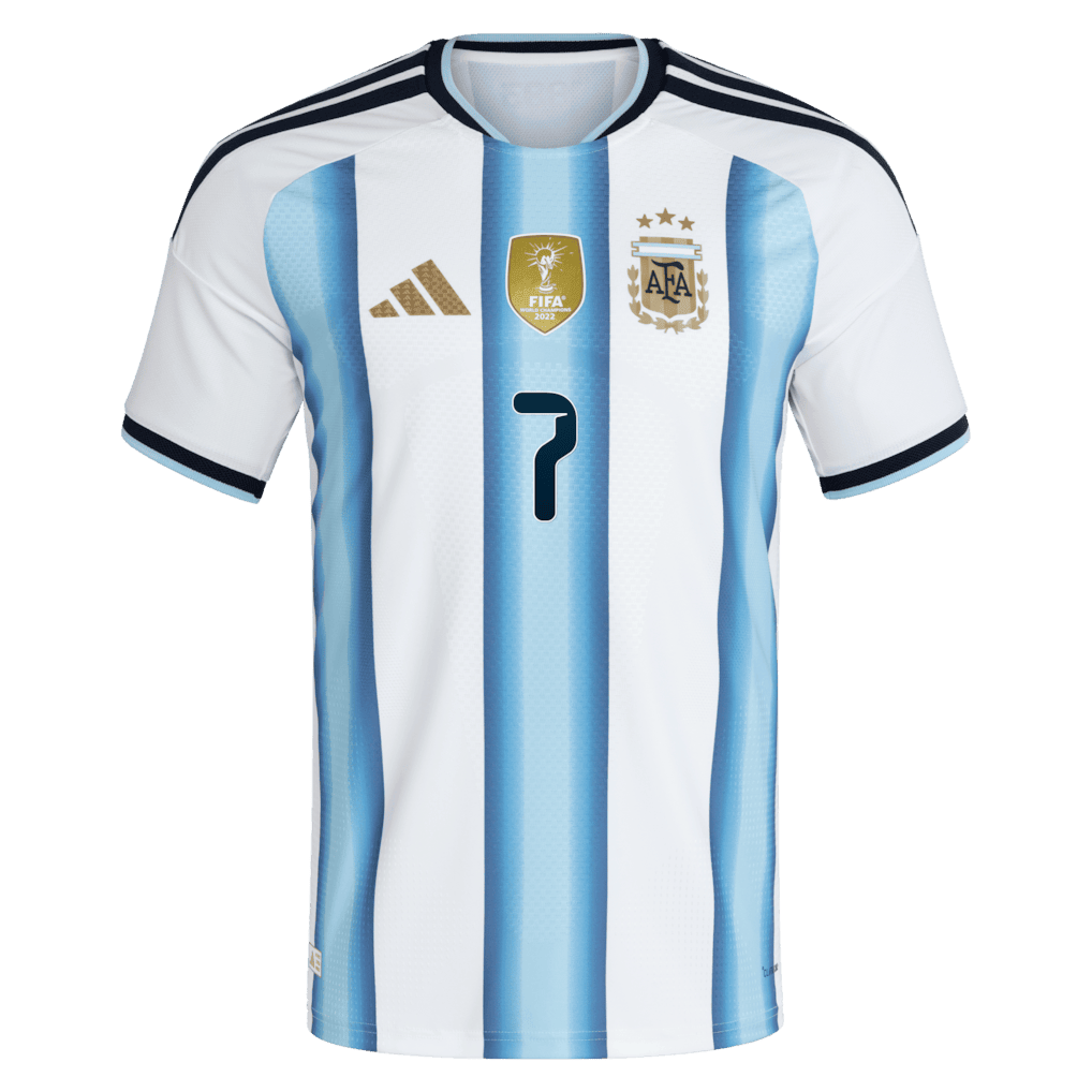 De Paul 7 Argentina 2026 Home Jersey - Men's
