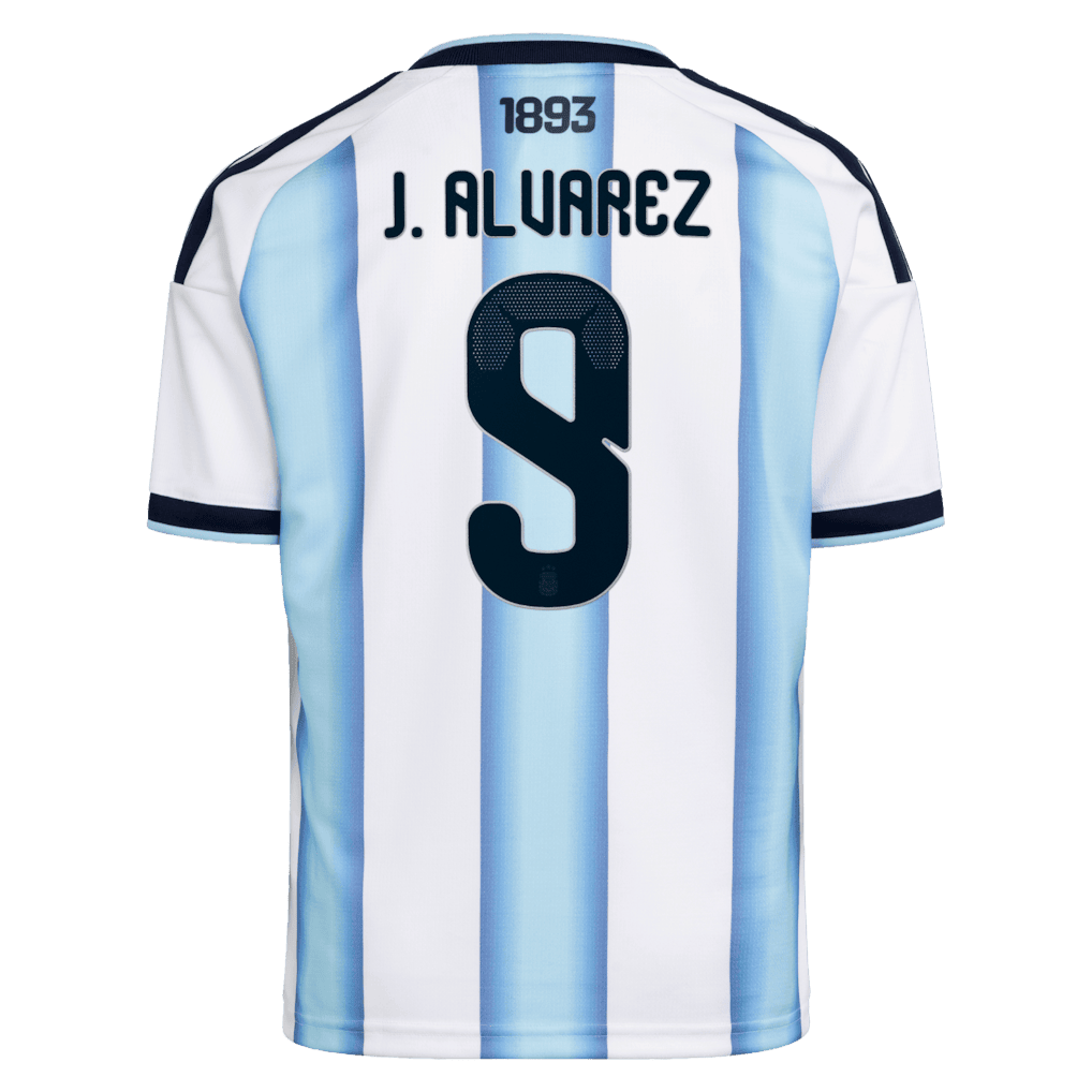 Julián Alvarez 9 Argentina 2026 KIDS Home Jersey