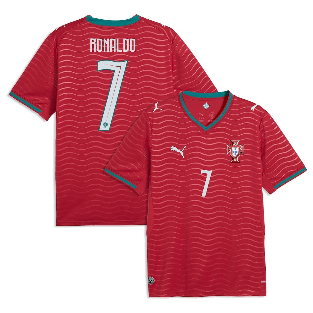 Cristiano Ronaldo 7 Portugal National Team 2026 Home Men Jersey - Red