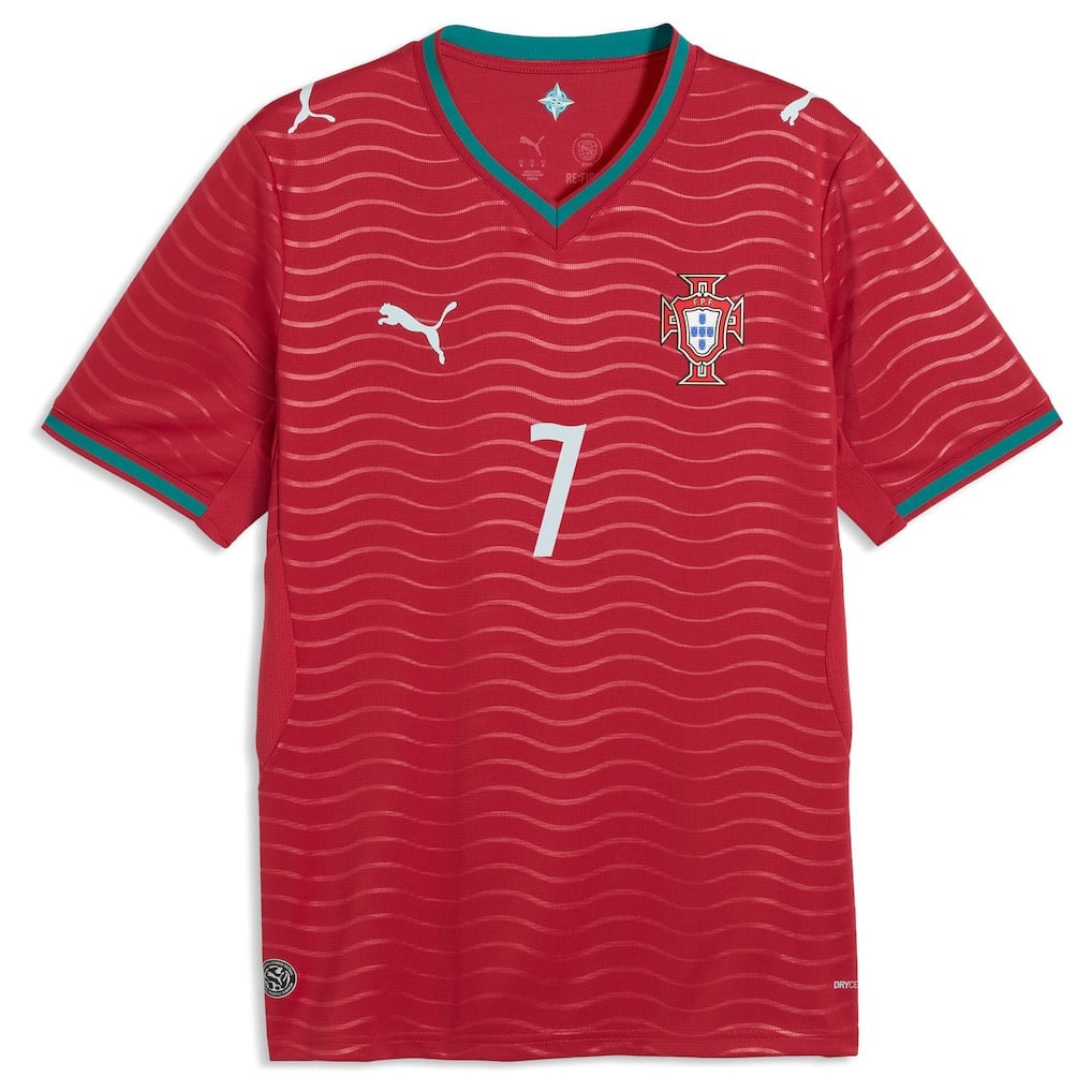 Cristiano Ronaldo 7 Portugal National Team 2026 Home Men Jersey - Red