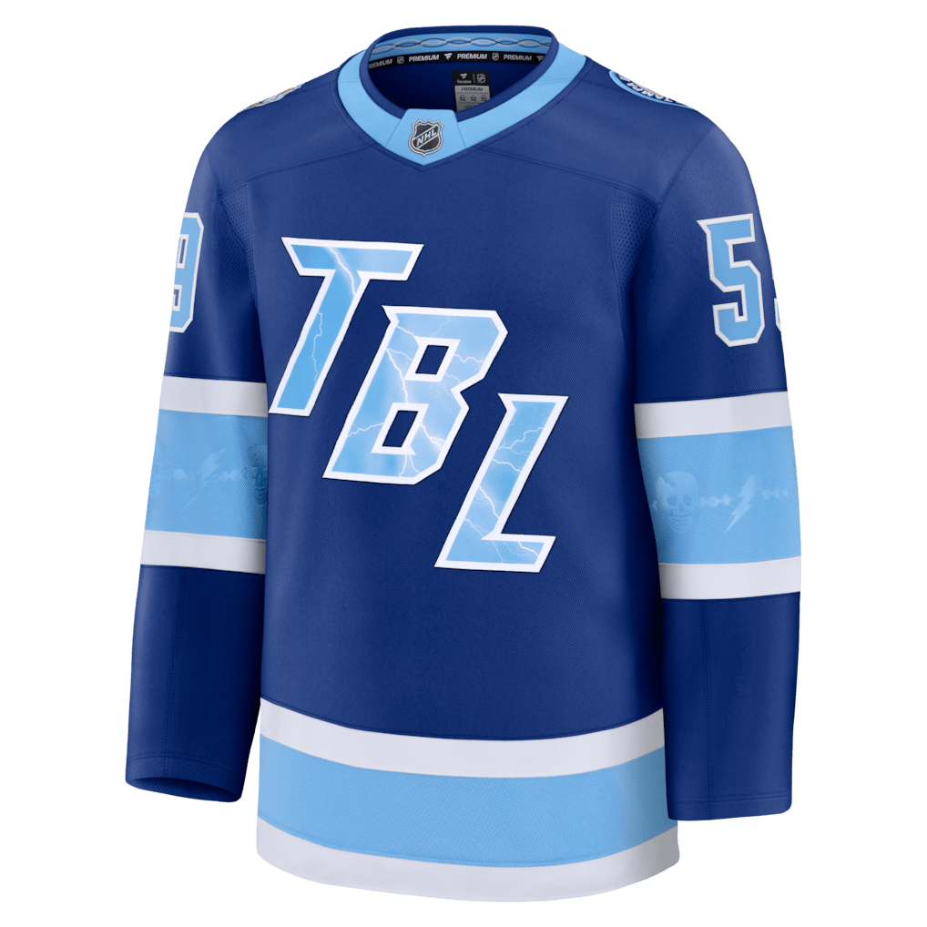 Jake Guentzel 59 Tampa Bay Lightning 2026 Stadium Series Premium Men Jersey - Blue