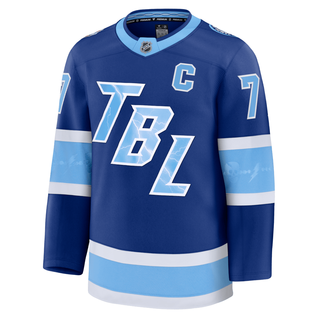 Victor Hedman 77 Tampa Bay Lightning 2026 Stadium Series Premium Men Jersey - Blue