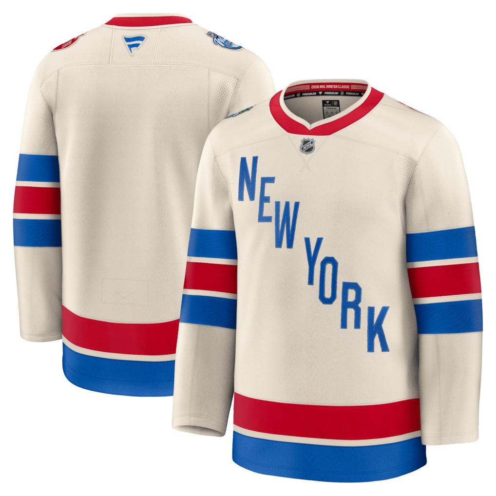 New York Rangers 2026 Winter Classic Premium Men Jersey - Beige