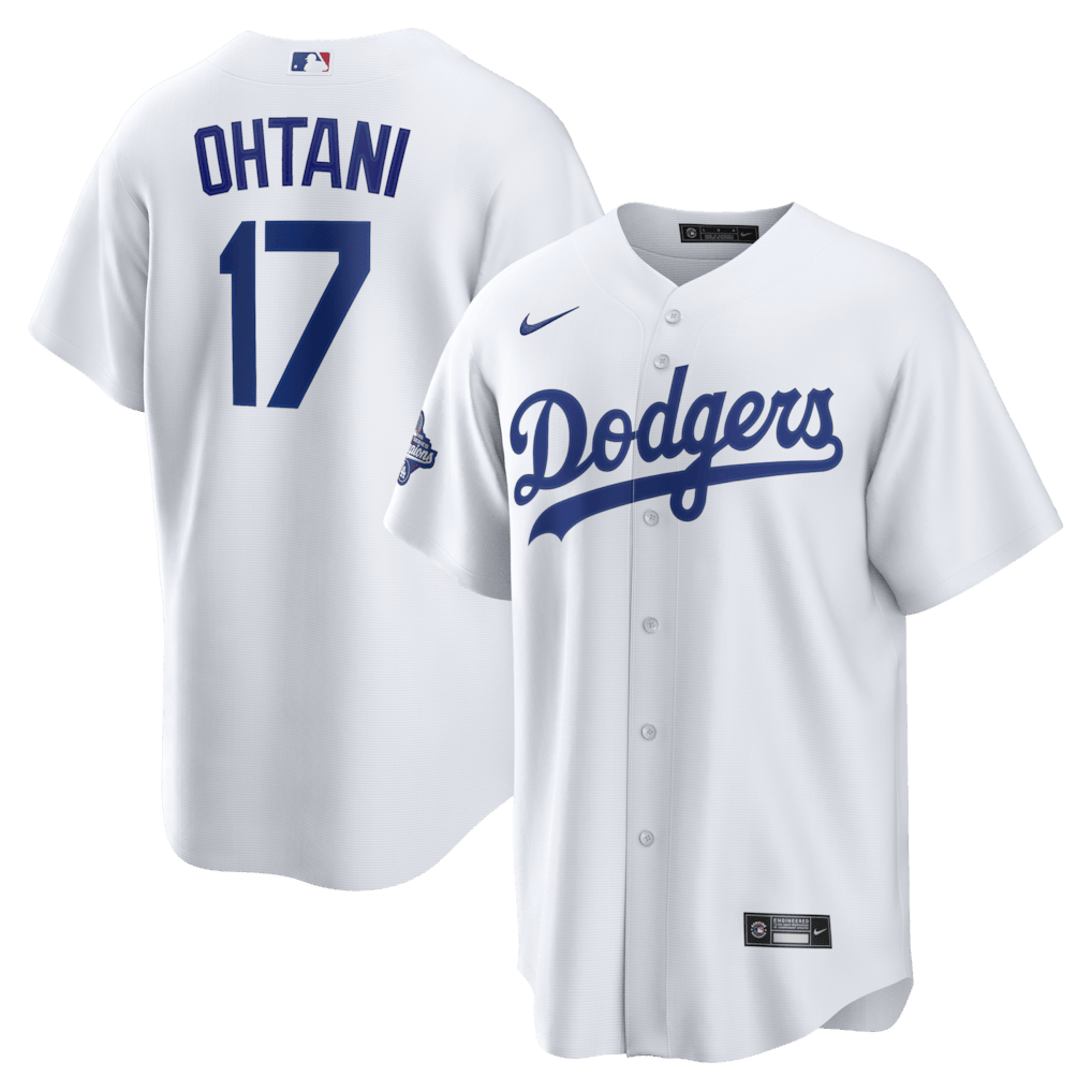 Shohei Ohtani 17 Los Angeles Dodgers 2025 World Series Champions Home Men Jersey - White
