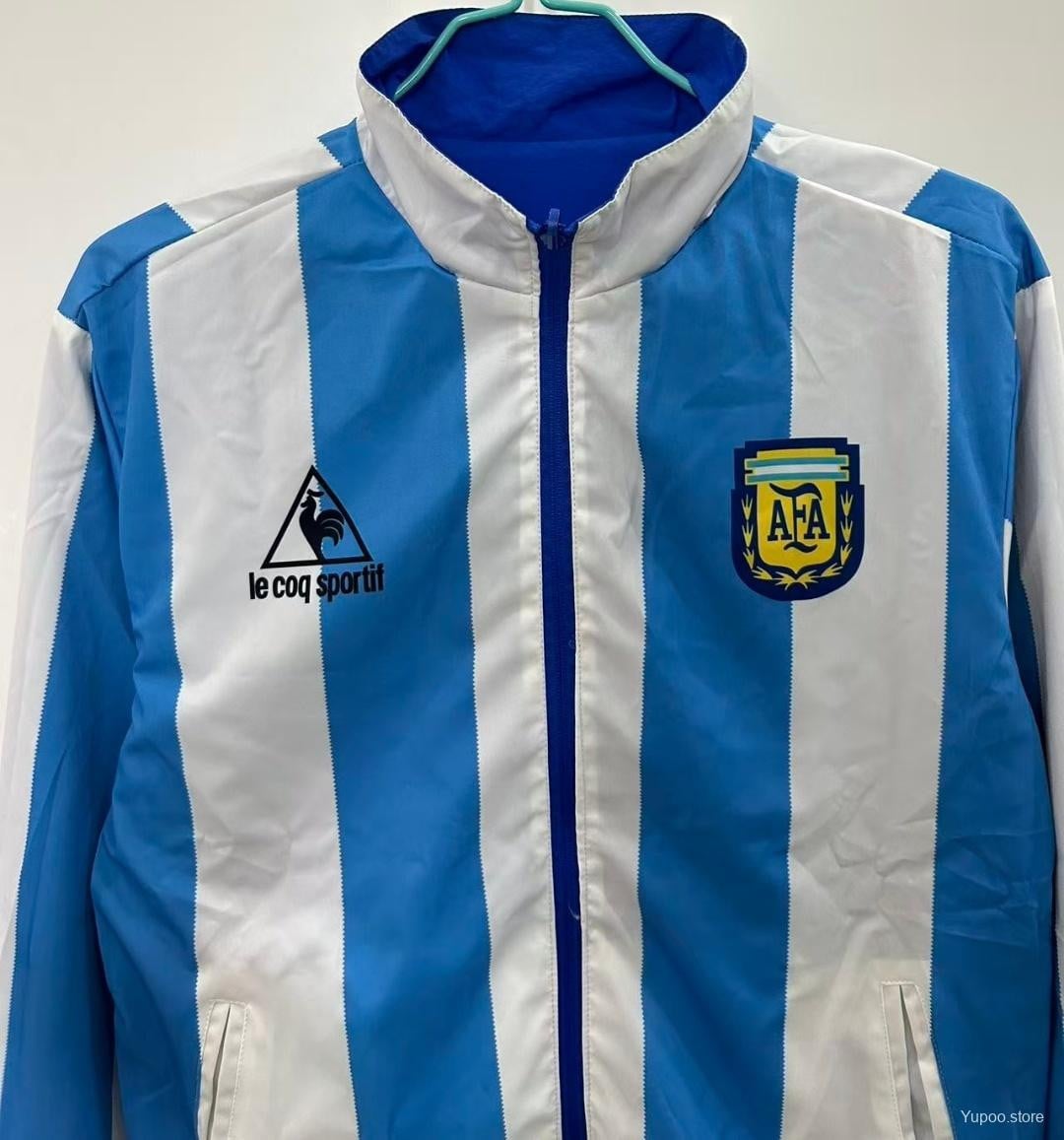 Argentina 2025/26 Windbreaker Jacket - Blue/White