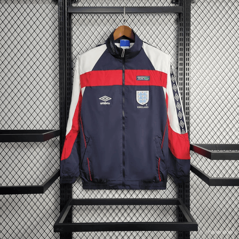 England 2025/26 Windbreaker Jacket - Navy/Red/White