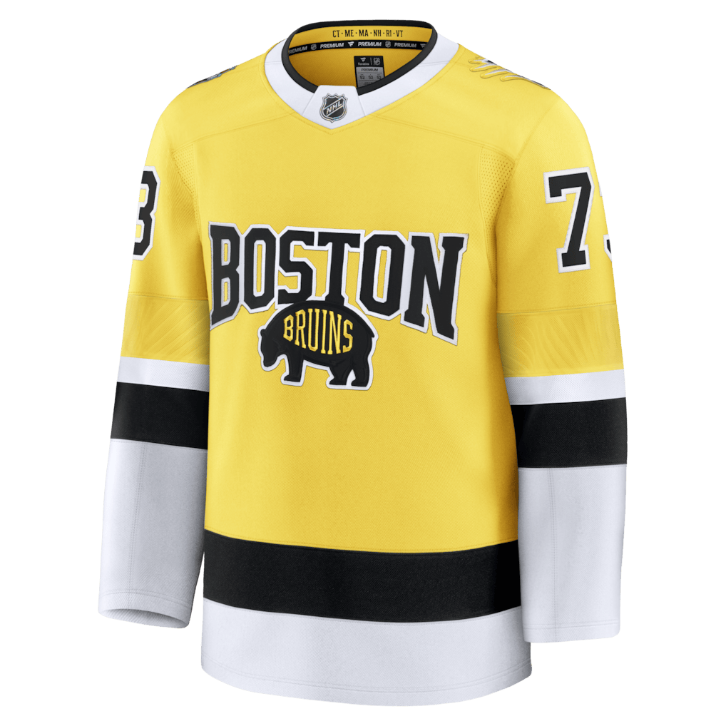 Charlie McAvoy 73 Boston Bruins 2026 Stadium Series Premium Men Jersey - Gold
