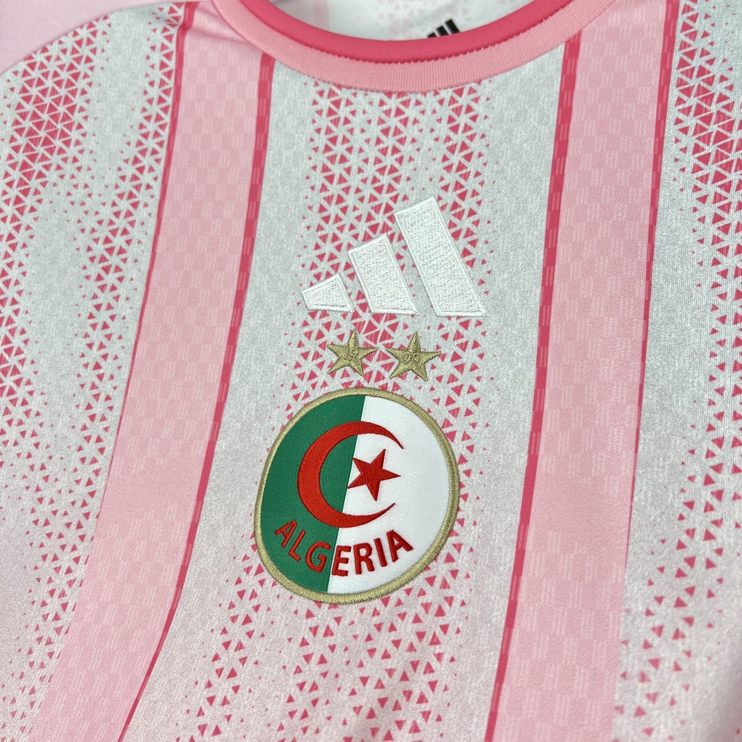 Algeria National Team World Cup 2026 Pre-Match Men Soccer Jersey - Pink