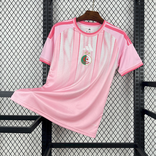 Algeria National Team World Cup 2026 Pre-Match Men Soccer Jersey - Pink