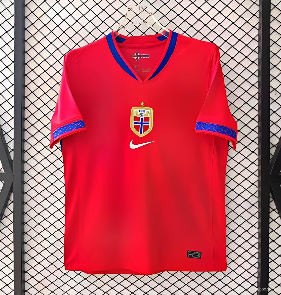 Norway National Team 2026 Home Jersey - Men Soccer Red