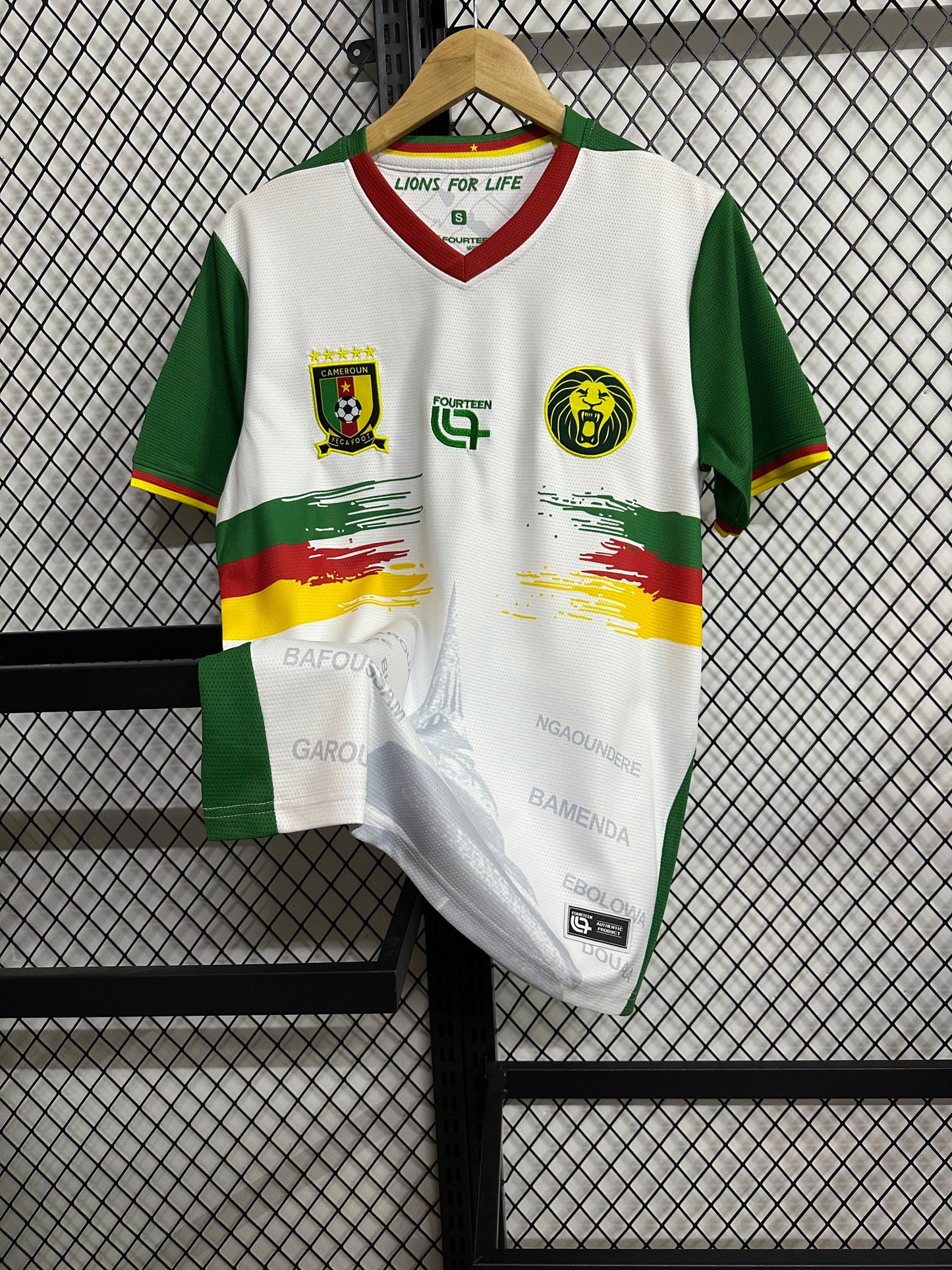 Cameroon National Team 2026 Second Away Jersey - Men White