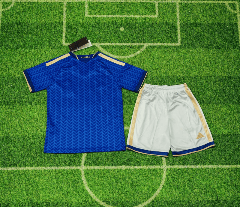 Italy National Team 2026 World Cup Home Youth Kit - Children Soccer Set