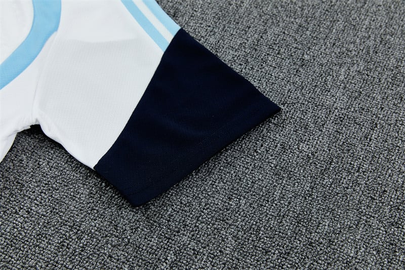 Argentina National Team 2026 World Cup Training Shorts Set – White