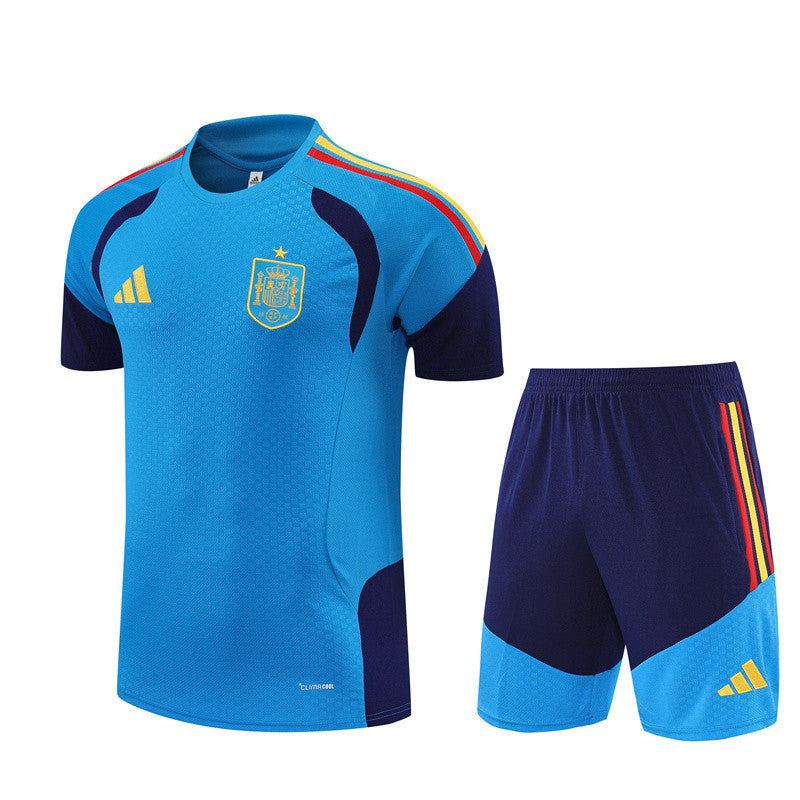 Spain National Team 2026 World Cup Training Shorts Set – Blue