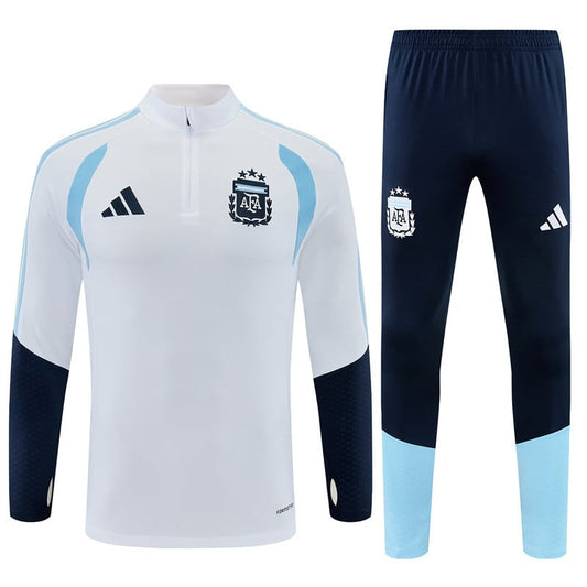 Argentina National Team 2026 World Cup Training Set Tracksuit - White