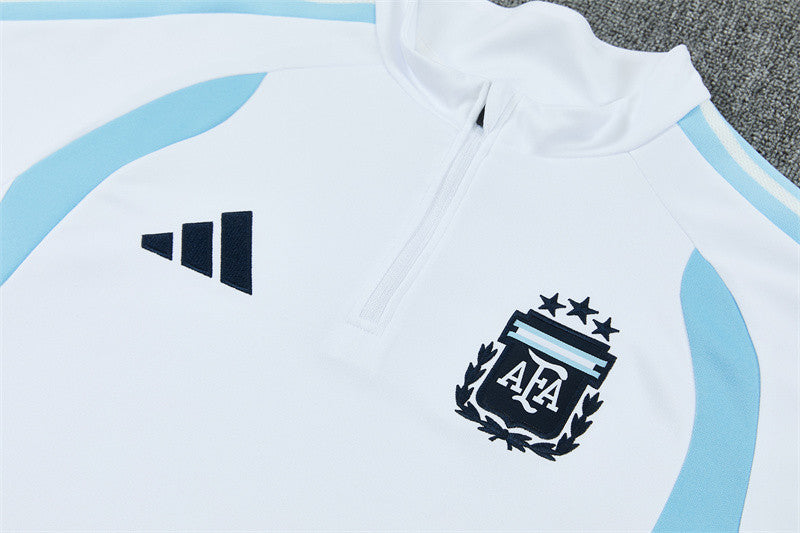 Argentina National Team 2026 World Cup Training Set Tracksuit - White