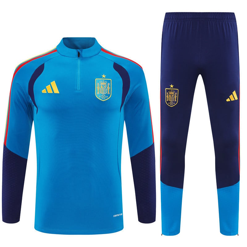 Spain National Team 2026 World Cup Training Set Tracksuit - Blue