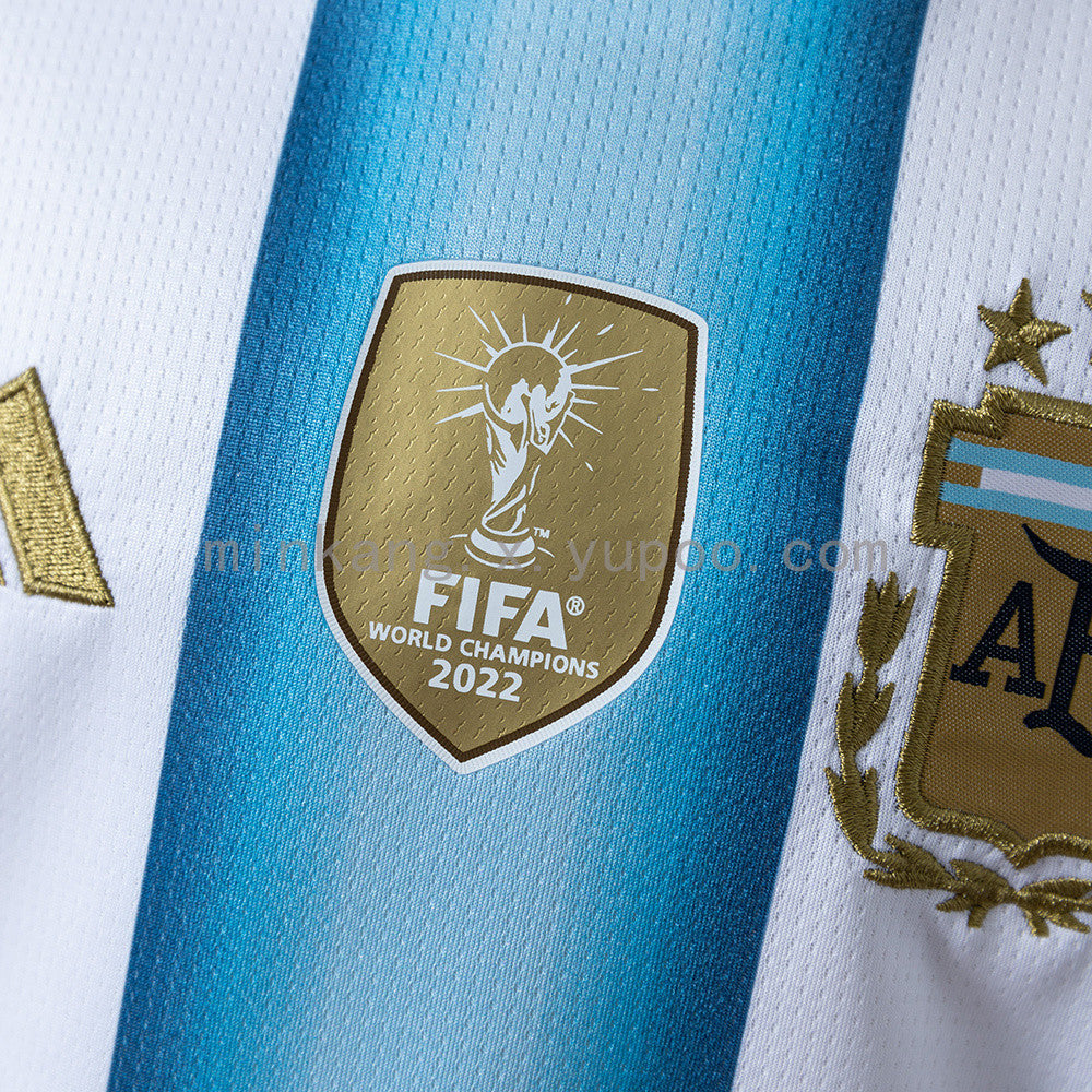 Argentina National Team 2026 World Cup Home Youth Kit - Children Soccer Set