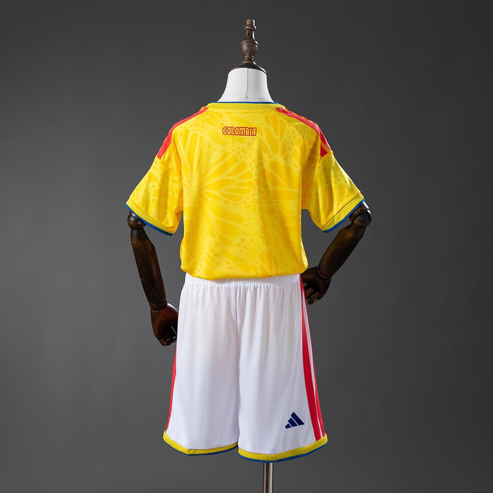 Colombia National Team 2026 World Cup Home Youth Kit - Children Soccer Set