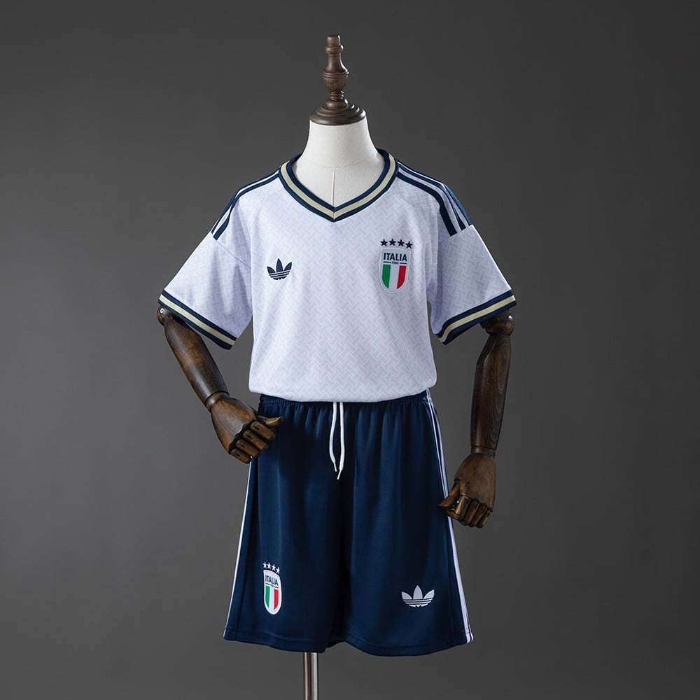 Italy National Team 2026 World Cup Away Youth Kit - Children Soccer Set