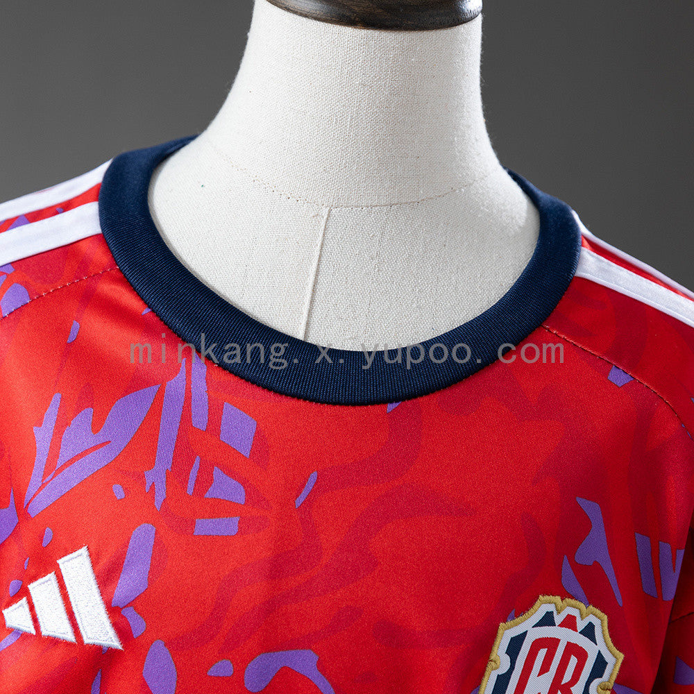 Costa Rica National Team 2026 Home Youth Kit - Children Soccer Set