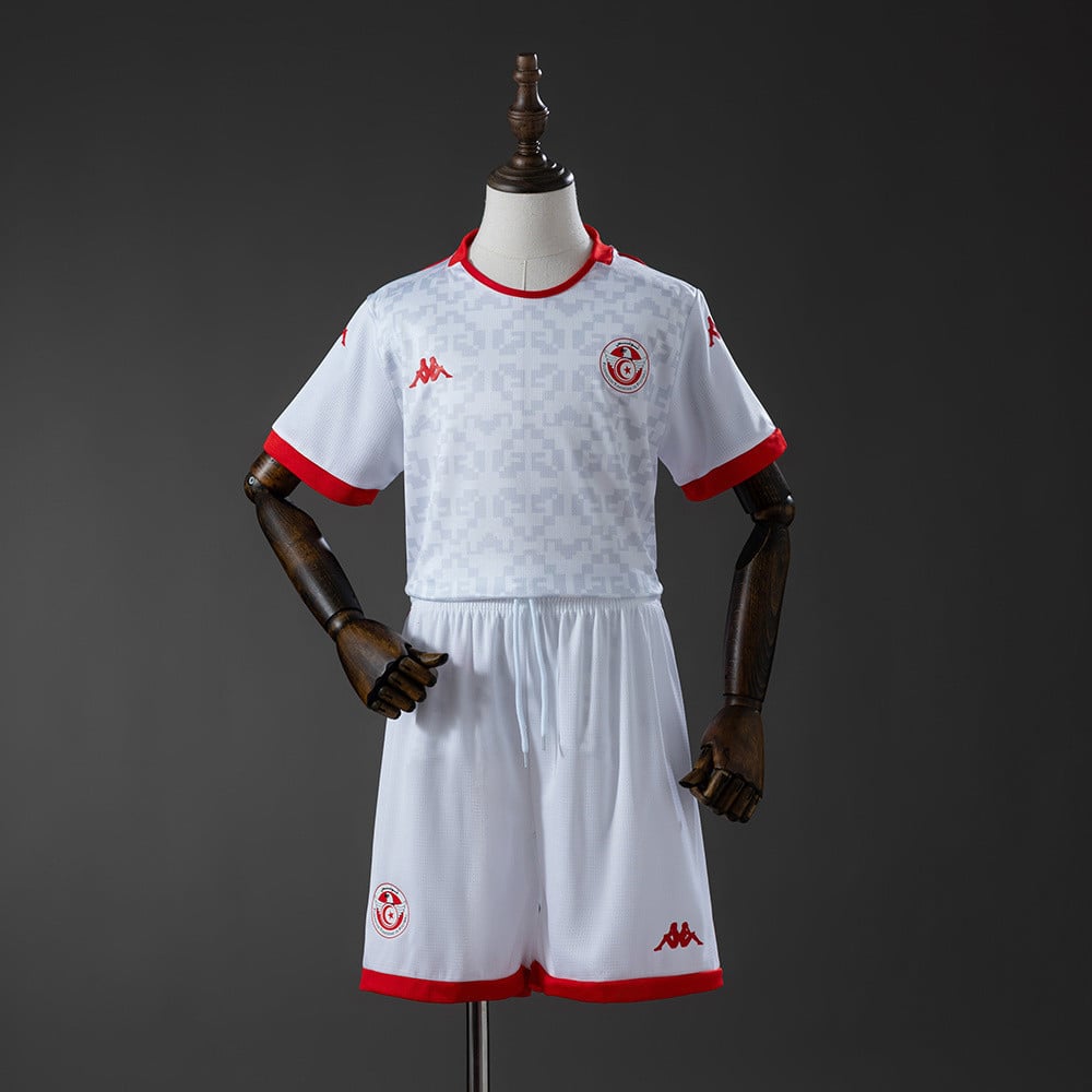 Tunisia National Team 2026 Away Youth Kit - Children Soccer Set