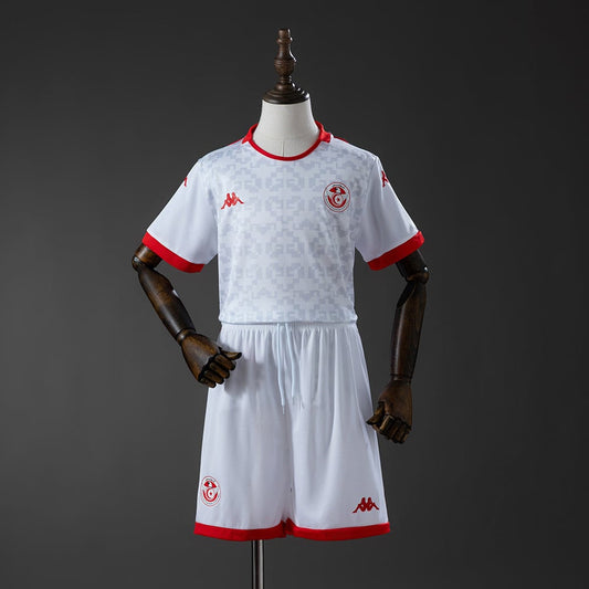 Tunisia National Team 2026 Away Youth Kit - Children Soccer Set