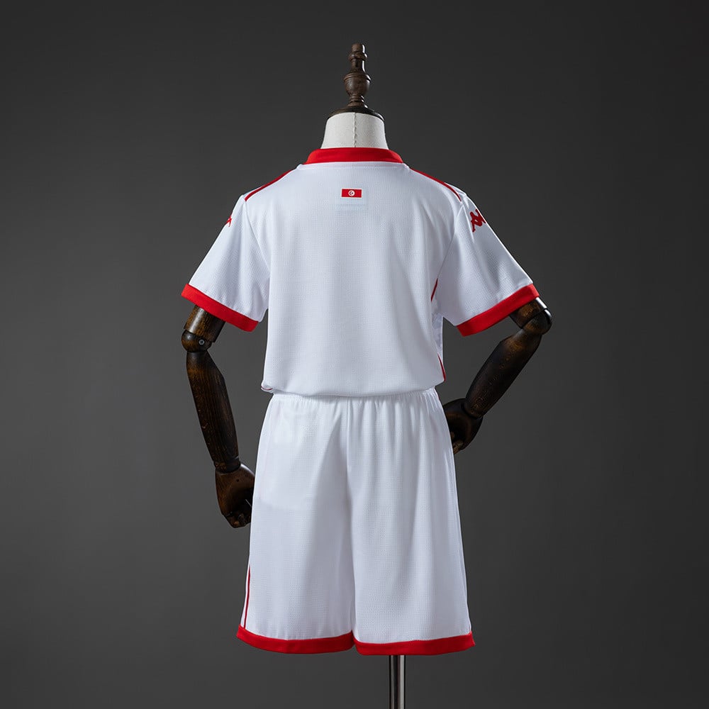 Tunisia National Team 2026 Away Youth Kit - Children Soccer Set