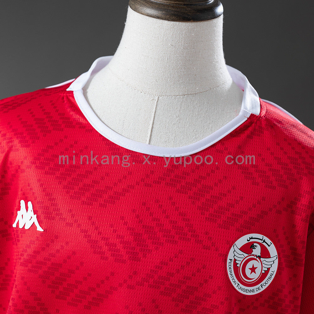 Tunisia National Team 2026 Home Youth Kit - Children Soccer Set