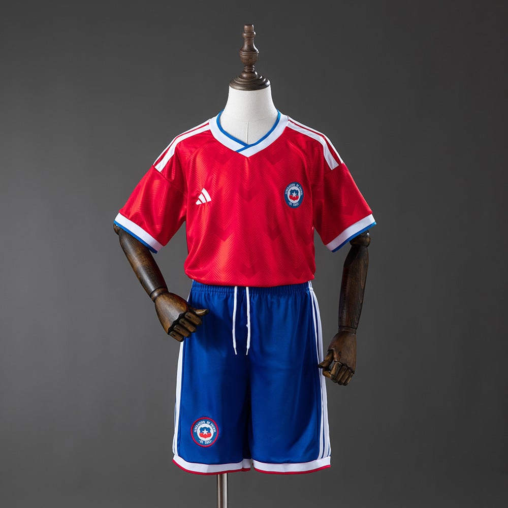 Chile National Team 2026 Home Youth Kit - Children Soccer Set